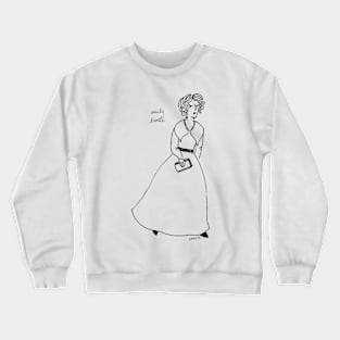 Inky Emily Brontë Crewneck Sweatshirt